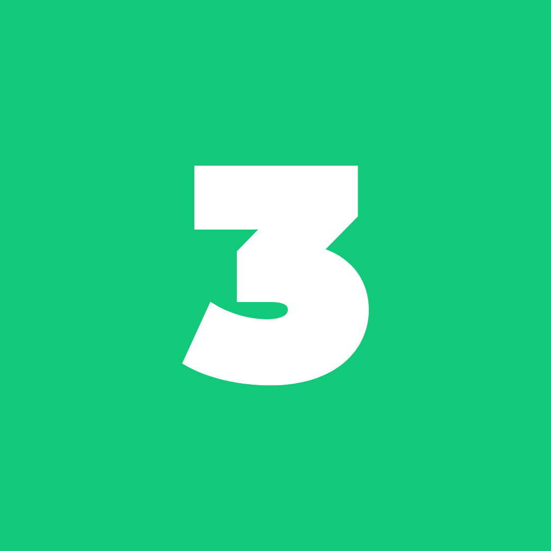 A logo for a mental health group practice featuring a white number 3 on a green background.