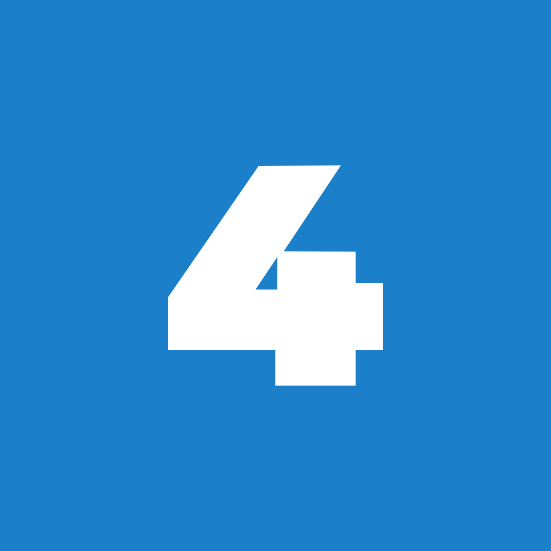 A virtual assistant promoting mental health with a blue background.